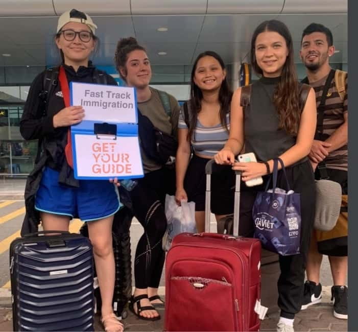 Hanoi Airport: Premium Fast Track Immigration Assistance - Finding your hostess after landing