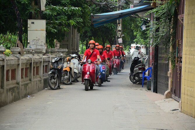 Hanoi Back Streets Vespa Tours: Hanoi Vintage Vespa Tours City - Huu Tiep Lake and the B-52 wreck