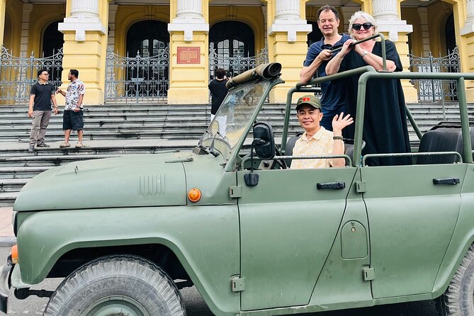Hanoi City Jeep Tour Half-day: Food, Culture & Fun (4 hours) - The Opera House and French Quarter