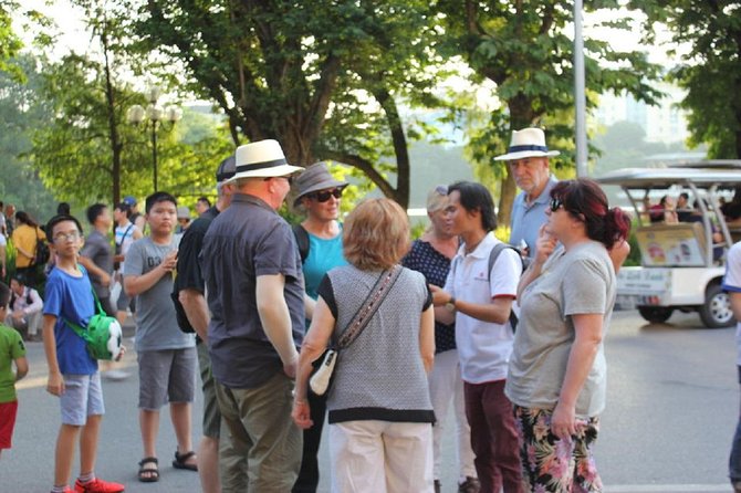 Hanoi City Street Food Night Tour by Motorscooter - French-colonial landmarks between bites