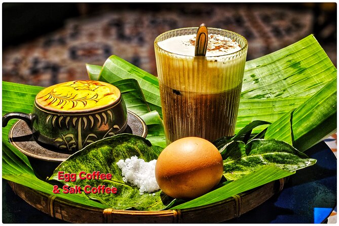 Hanoi Coffee Class with Egg, Coconut, Salt, and Dripping Coffee - Making the five drinks yourself