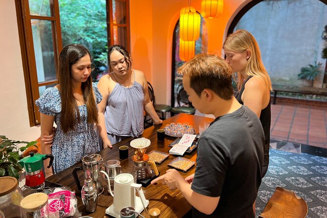 Hanoi Coffee Experience: 6 Brews, 9 Recipes & 3 Liquor Tastings - Entering the quiet Hanoi coffee villa