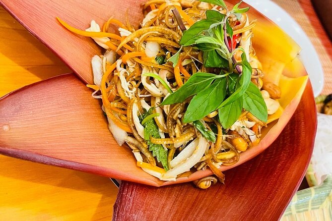 Hanoi Cooking Class Learning 5 Dishes including Banh Xeo - Making banh xeo, Hanoi’s sizzling pancake