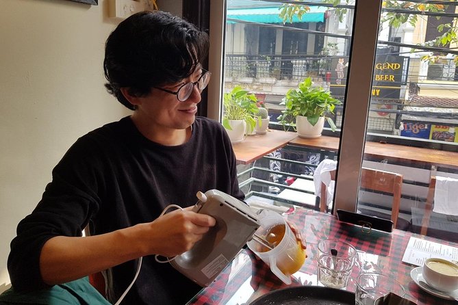 Hanoi daily egg coffee making course with local guide - Key points to know before booking