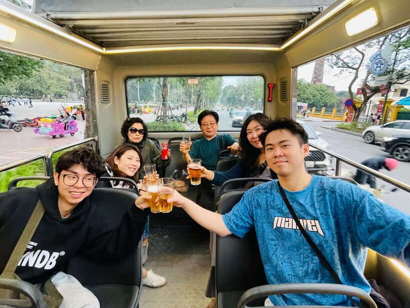 Hanoi Exclusive Craft Beer Bus: Cultural Sightseeing Tour - A small beer bus with a big Hanoi checklist