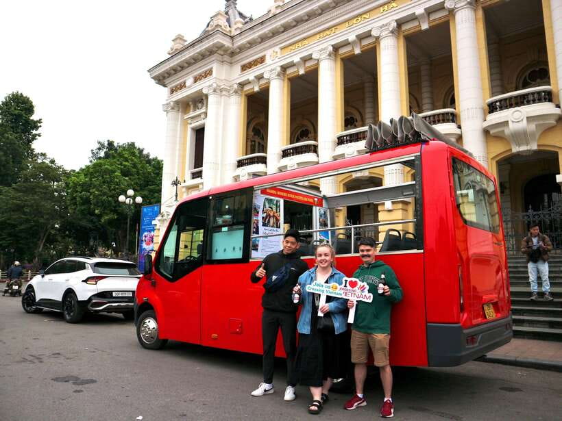 Hanoi Exclusive Craft Beer Bus: Cultural Sightseeing Tour - Hanoi Opera House and the city’s grander face