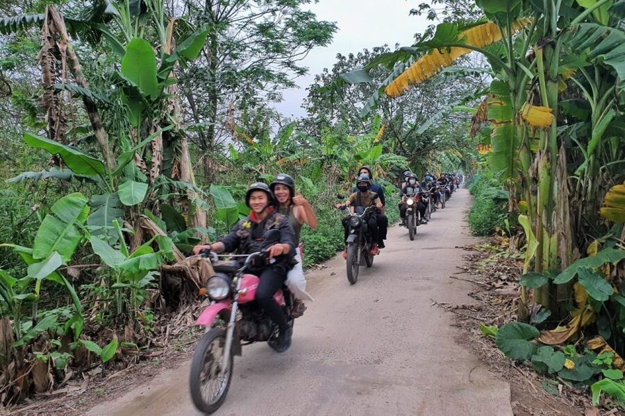 Hanoi Food, Culture, Sightseeing & Fun By Vintage Motorbike - Train Street gives the tour its most dramatic stop