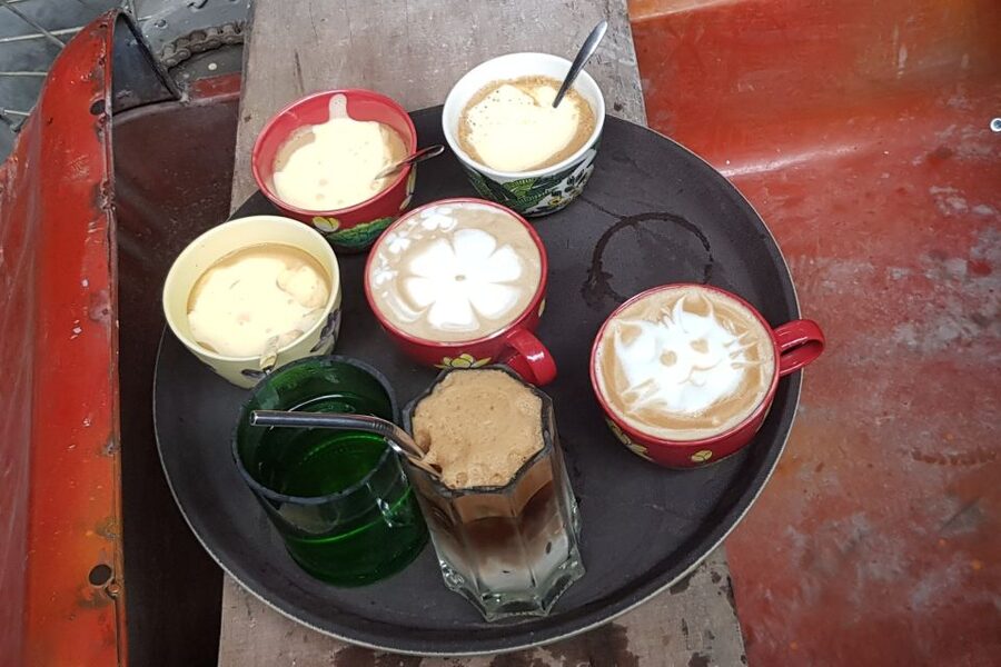 Hanoi Food, Culture, Sightseeing & Fun By Vintage Motorbike - Lunch at Hidden Gem Café is part of the value