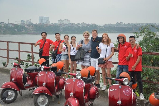 Hanoi Food Tours: Hanoi Foodie Scooter Tour Led By Women - Bun cha beside Long Bien Bridge