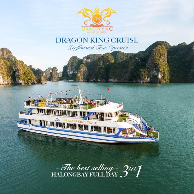 Hanoi: Ha Long Bay Cruise Day Tour visit Titop island & Cave - The sunset party on the return cruise