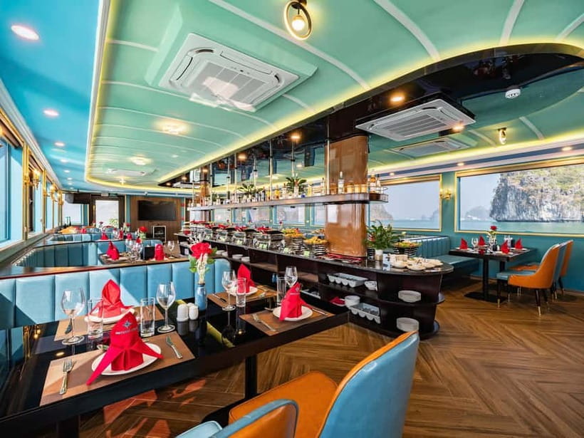 Hanoi: Ha Long Bay Full Day Trip - Amethyst Luxury Cruise - The rooftop Jacuzzi and the sunset party