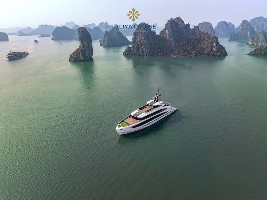 Hanoi: Ha Long Bay/Lan Ha Bay Taliya Day Cruise - Dark and Bright Cave by bamboo boat