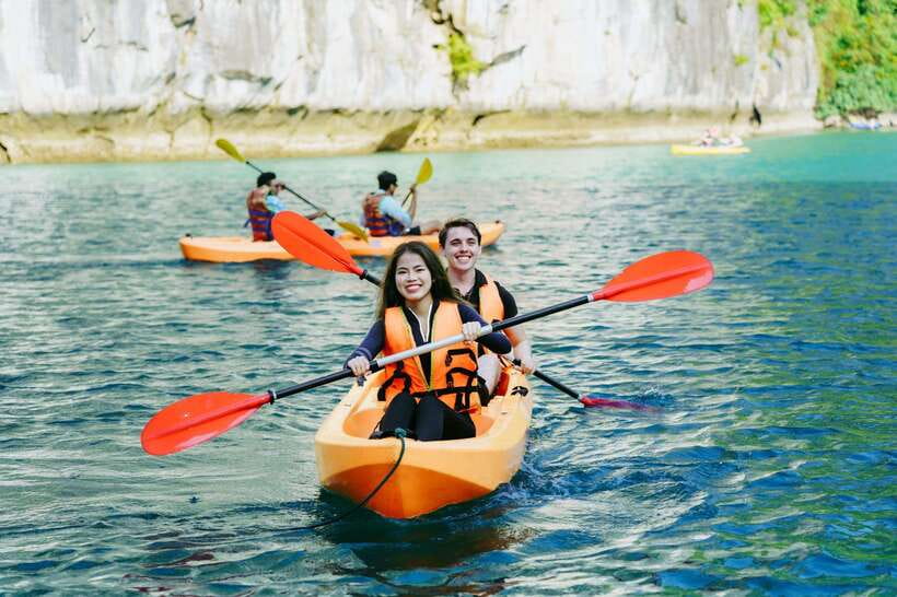 Hanoi/Ha Long: Ha Long Bay Luxury Day Cruise by Catamaran - Titop Island and the viewpoint climb