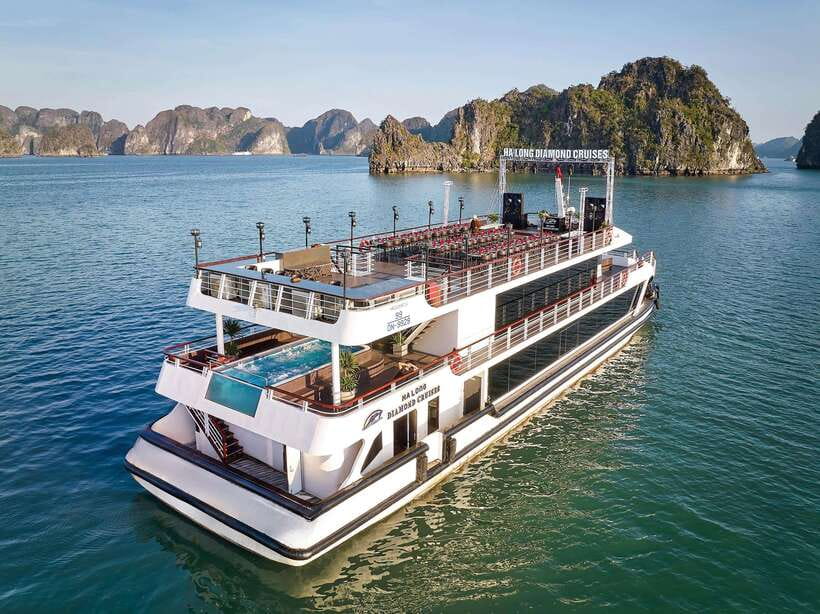 Hanoi: Halong Bay Full-Day Tour with 5-star Diamond Cruise - Boarding at Halong International Port