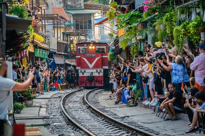 Hanoi Jeep By Night Street Food Tour and Train Street Experience - Bun Cha and spring rolls at a family-run address