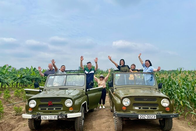Hanoi Jeep City Highlight, Backstreet, Train Street, Countryside - Ba Dinh Square and Phan Dinh Phung Road