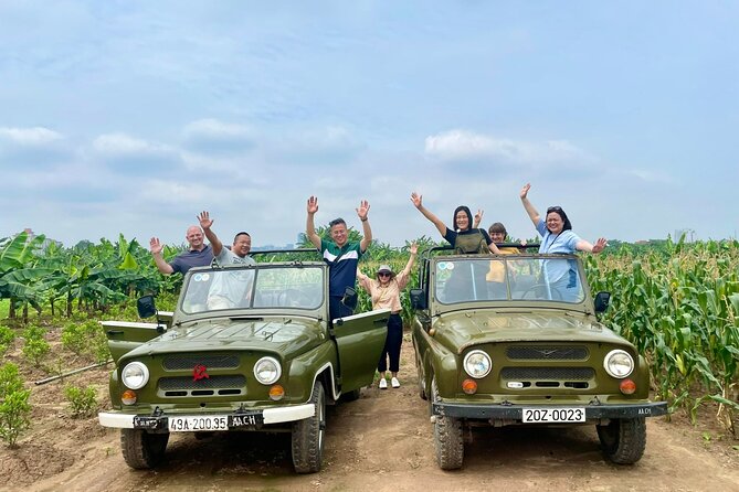 Hanoi Jeep City Highlight, Backstreet, Train Street, Countryside - What the $55 price covers