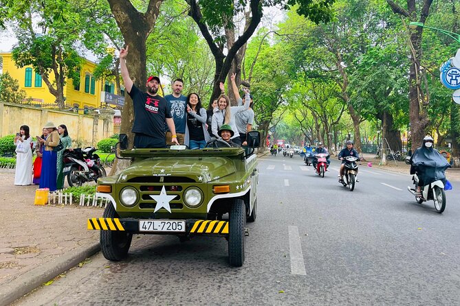 Hanoi Jeep Tour: Red River Countryside+ Backstreet+ Train-street - West Lake and Truc Bach’s quieter roads