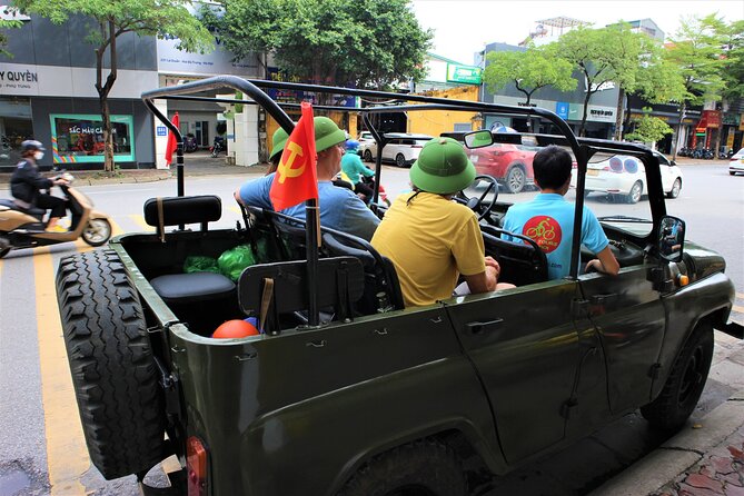 Hanoi Jeep Tours Led By Women: City & Countryside Half Day Combo - Truc Bach Lake, food, and local conversation