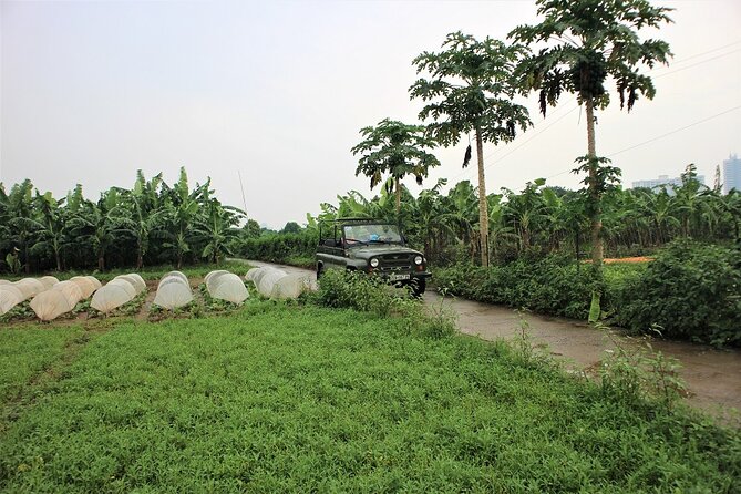 Hanoi Jeep Tours Led By Women: Hanoi Countryside By Legend Jeep - Dirt roads across Red River Island