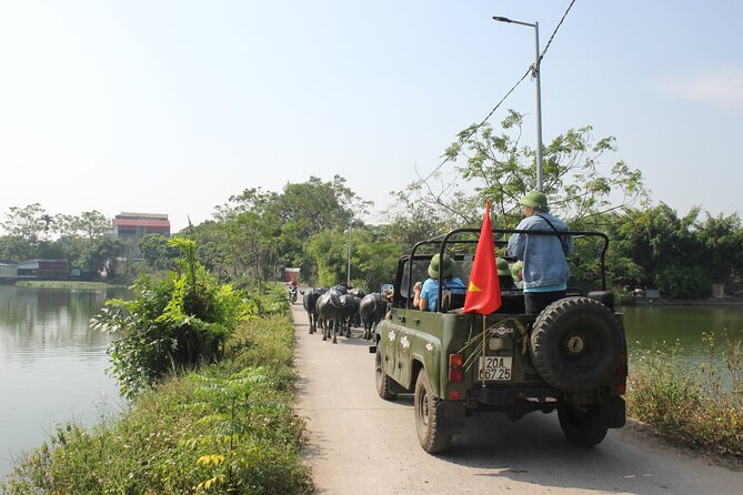 Hanoi Jeep Tours Led By Women: Hanoi Countryside Half Day - From Hanoi streets to the Red River countryside