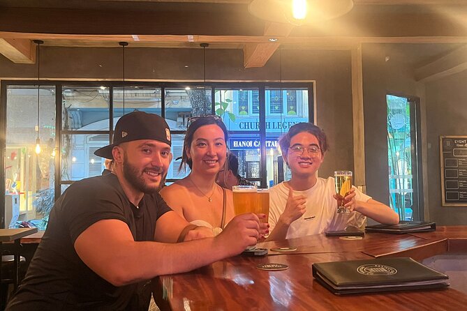 Hanoi Local Fresh Beer and Culinary Tour with Train Street Visit - Dried Pho and Truc Bach Beer on Hang Ga
