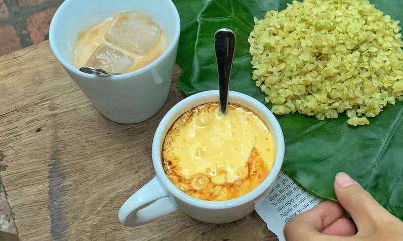 Hanoi: Michelin Guide Street Food Walking Tour - Egg coffee at Cafe Pho Co