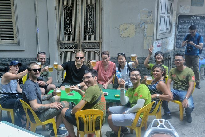 Hanoi Michelin Star Walking Food Tour & Train Street - Learning spring rolls between the tastings