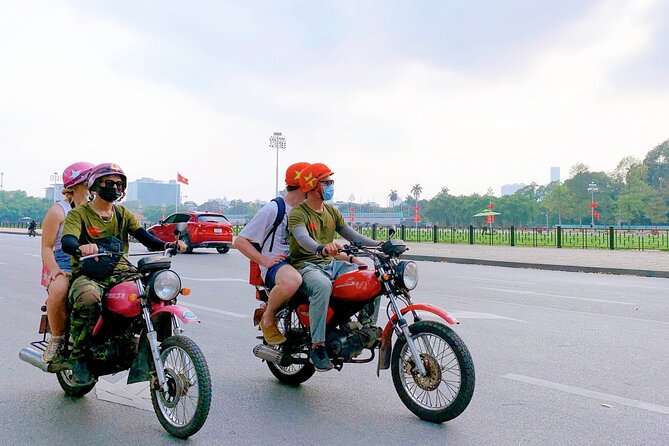 Hanoi Motorbike Tour: Hanoi HIGHTLIGHTS & HIDDEN GEMS - Ho Chi Minh Mausoleum and the first view of Hanoi