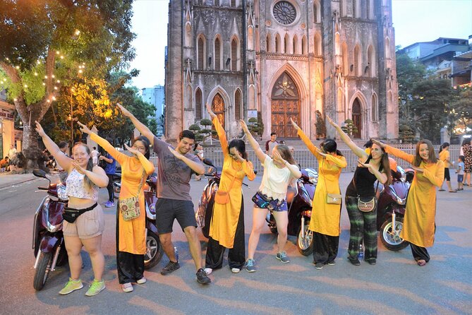 Hanoi Motorbike Tour Led By Women: Hanoi Motorbike Food Tours - Long Bien Bridge and the first taste of banh cuon