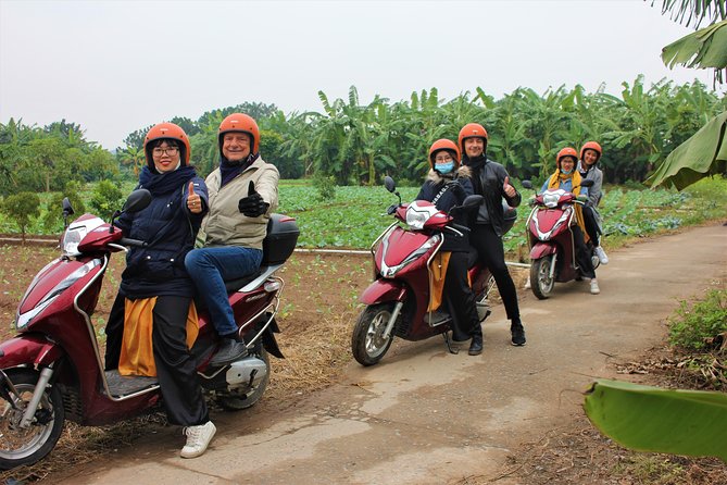 Hanoi Motorbike Tours Led By Women: Hanoi Outskirts & Rural Life - Rice paddies and Co Loa Citadel near Dong Anh