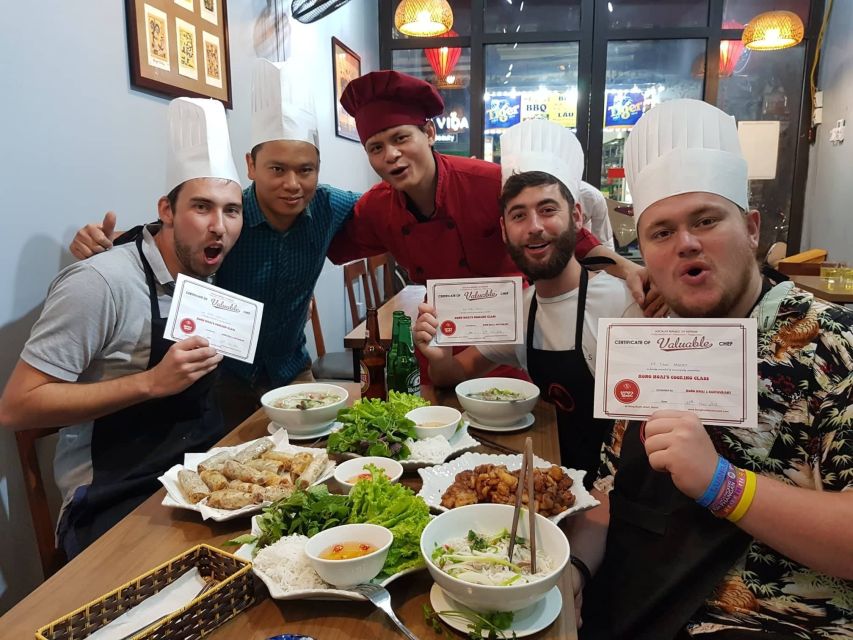 Hanoi: Old Quarter Market Tour and Cooking Class with Meal - Eating what you made
