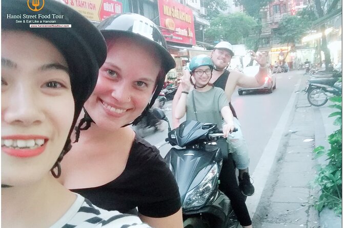 Hanoi old quarter sightseeing & street food eating by Motorcycle - What the $55 price includes