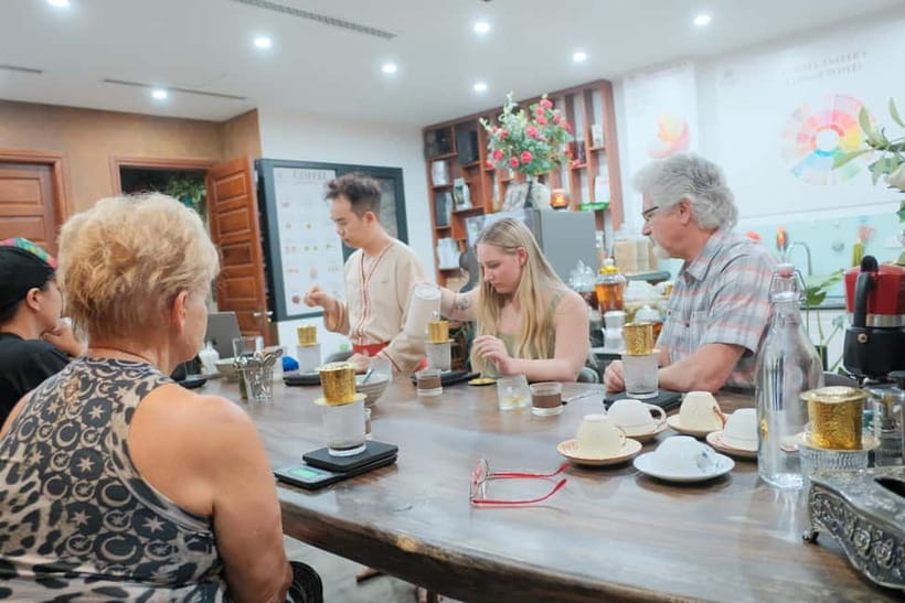 Hanoi: Salt Coffee Workshop Awake Your Senses With 6 Brews - The final drink includes local wine