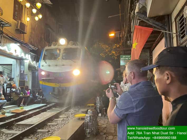 Hanoi Train Street +Best Street Food eating in old quarter - Ban ran and the less familiar cha ruoi