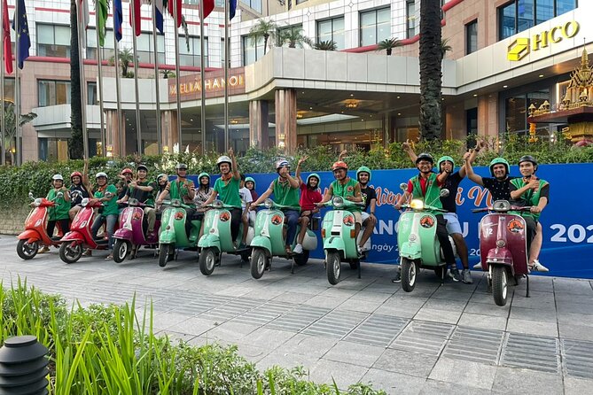 Hanoi Vespa After Dark Street Food Tour -Hidden Gem-Train Street - Train Street and egg coffee