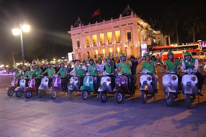 Hanoi Vespa After Dark Street food + Train Street+ Live Music - Bun cha, spring rolls, and the Obama connection