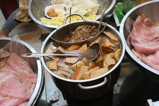 Hanoi Vespa After Dark Street food + Train Street+ Live Music - Ngu Xa Street and five or six more tastes