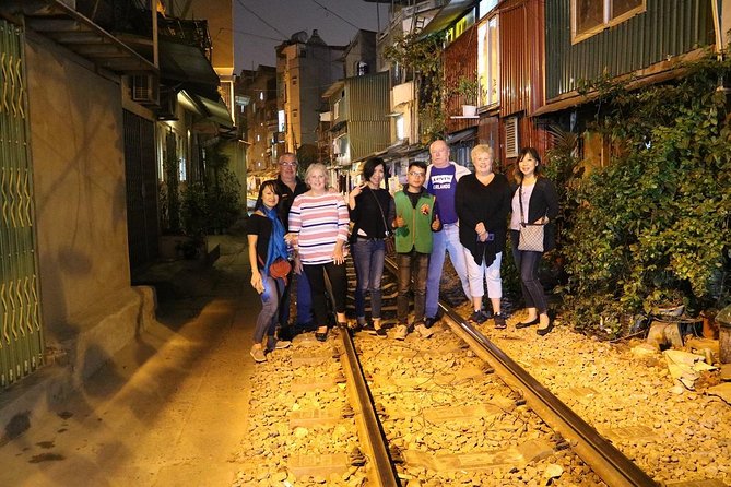 Hanoi Vespa After Dark Street food + Train Street+ Live Music - The French Quarter and Hanoi Opera House