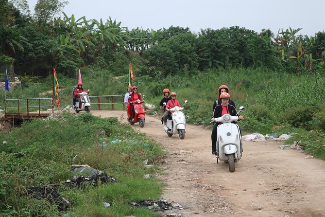 Hanoi Vespa Countryside Tour With Female Ao Dai Riders Half Day - Co Loa Citadel and Vietnam’s early past