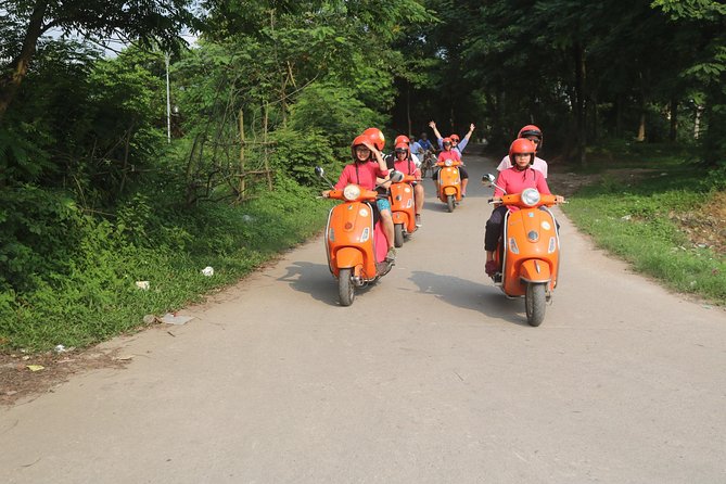 Hanoi Vespa Full Day City & Countryside with Female Ao Dai Riders - Egg coffee before the final ride