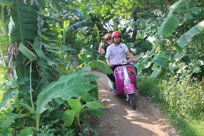 Hanoi Vespa Tour Explore Red River Delta & Rural Villages 5 Hours - Leaving the Old Quarter by back street