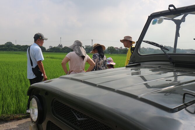 Hanoi Vespa Tours: Hanoi Countryside Vintage Vespa Tours - Crossing Long Bien Bridge above the Red River