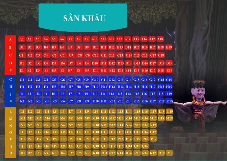 Hanoi: Water Puppet Show Tickets - Choosing between front and standard seating