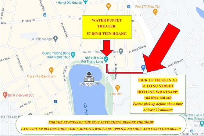 Hanoi Water Puppet Show Tickets: Convenient Delivery Service - Stop two: Thang Long Water Puppet Theater