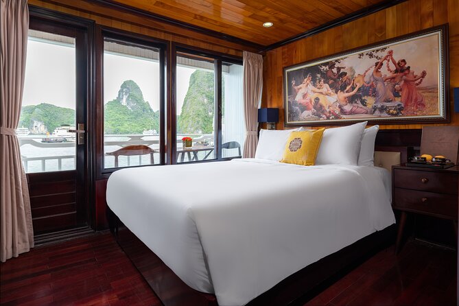 Hera Classic Cruise 2 Days 1 Night Halong Bay With BALCONY CABINS - Ti Top Island and the busiest part of the route