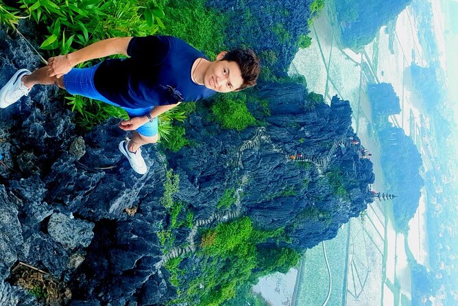 Highlight Ninh Binh Full Day Tour Tam Coc Boat, Mua Cave, Hoa Lu - Tam Coc by bamboo boat for 90 minutes