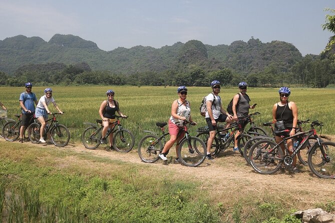 Hoa Lu - Tam Coc - Mua Cave 1 Day with Cycling, Hiking, Lunch - Cycling around Tam Coc village