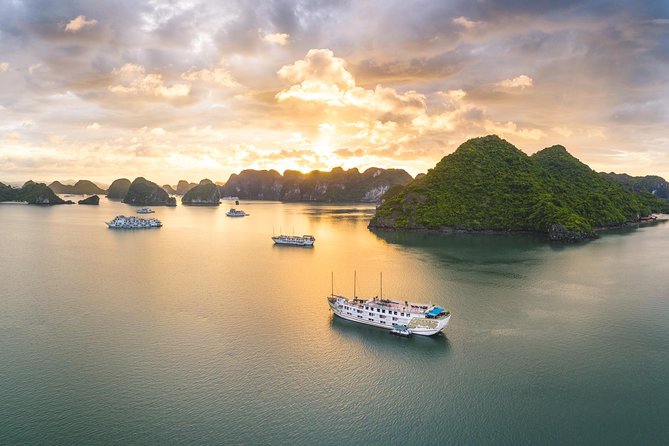 Indochina Sails Halong Bay - A one-night cruise from Tuan Chau Island