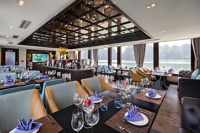 Jade Sails – Halong & Lan Ha Bay The Most Luxurious Day Tour - Spring rolls, music, and the sunset party